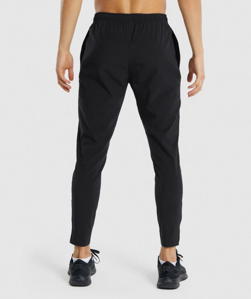 Men's Gymshark Arrival Woven Jogger Black | CA D05A8N